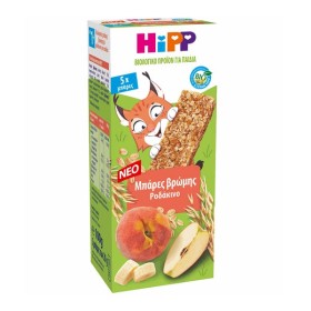 HIPP Μπάρες Βρώμης Με Γεύση Ροδάκινο Χωρίς Ζάχαρη 100gr Για Παιδιά Από 12+ Μηνών, 5τμχ