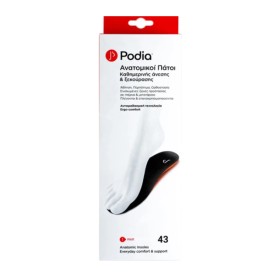 Podia Everyday Comfort & Support Ανατομικοί Πάτοι για Άνεση & Ξεκούραση No 43 1 Ζεύγος