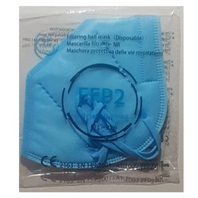 TieXiong Μάσκα Προστασίας FFP2 Ενηλίκων Γαλάζιο, 20 Τεμαχίων