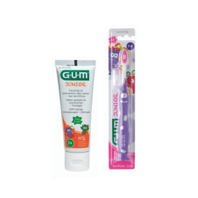 Gum Junior Οδοντόβουρτσα 7-9 Ετών Μωβ & Δώρο Gum Junior Οδοντόπαστα 7+ Ετών 50ml