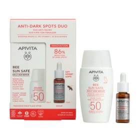 Apivita Bee Sun Safe Daily Age Repair Wrinkles Dark Spots & Radiance Face Fluid SPF50 & Δώρο C15 Propolis Serum 10ml