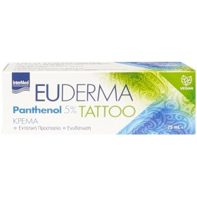 Intermed Euderma Panthenol 5% Tattoo, Πλούσια Κρέμα Για Την Φροντίδα Τατουάζ 75ml