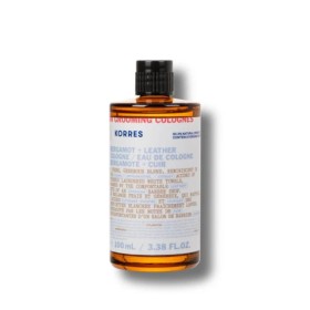 Korres Athenian Grooming Mens Eau De Cologne Bergamot & Leather Ανδρικό Άρωμα 100ml