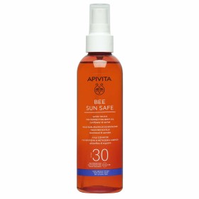 APIVITA Bee Sun Safe Body Oil SPF30 Λάδι Σώματος για Μαύρισμα & Μεταξένια Αίσθηση, 200ml