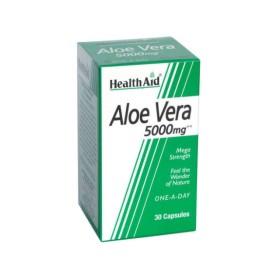 Health Aid Aloe Vera 5000mg για Φυσική Αποτοξίνωση 30 Kάψουλες