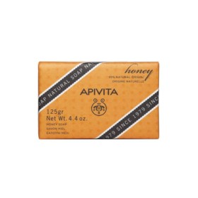 Apivita Natural Soap with Honey Σαπούνι με Μέλι για Πρόσωπο & Σώμα 125gr