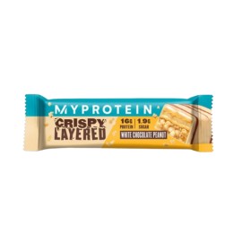 MyProtein Crispy Layered Μπάρα Πρωτεΐνης Mε Γεύση White Chocolate Peanut, 58gr