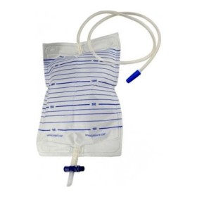 Alfashield Ουροσυλλέκτης Αποστειρωμένος με Στρόφυγγα Εκκένωσης Τύπου Τ 2000ml 1τμχ