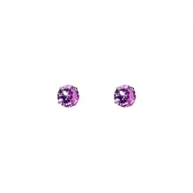Medisei Ασημένια Σκουλαρίκια No 05423 - Pink Studs, 1 ζευγάρι