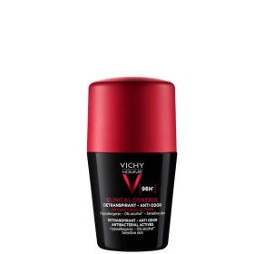 VICHY Homme Deo Roll-On Clinical Control 96H Antitranspirant Anti Odor, Αποσμητικό για Ευαίσθητες Επιδερμίδες για Άνδρες, 50ml