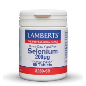Lamberts Selenium 200μg Σελήνιο 60 Ταμπλέτες 8269-60