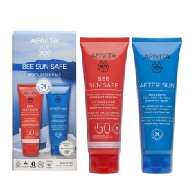 Apivita Bee Sun Safe Πακέτο Face & Body Milk SPF50 Αντηλιακό Γαλάκτωμα Για Πρόσωπο & Σώμα 100ml & Sun Cool & Sooth Face & Body Καταπραϋντική Κρέμα Για Μετά Τον Ήλιο 100ml