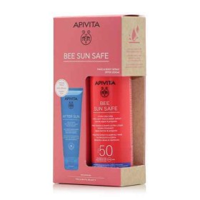APIVITA Bee Sun Safe Promo Face & Body Spray Spf50, 200ml & After Sun Face & Body Gel-Cream Travel Size 100ml