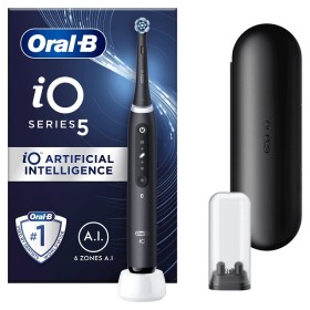 Oral-B iO Series 5 Magnetic Black Ηλεκτρική Οδοντόβουρτσα Με Αισθητήρα Πίεσης Σε Μαύρο Χρώμα, 1τμχ