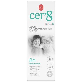 Vican Cer8 Anti-Mosquito Cream Junior, Άοσμη Εντομοαπωθητική Κρέμα 150ml