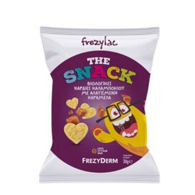 Frezylac The Snack Βιολογικές Καρδιές Καλαμποκιού με Αλατισμένη Καραμέλα 30gr