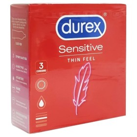 Durex Sensitive Προφυλακτικά Για Μεγαλύτερη Ευαισθησία, 3τμχ