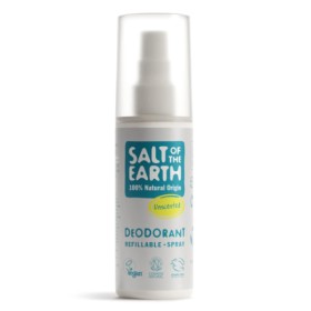Salt of the Earth Unscented Natural Refillable Αποσμητικό Επαναγεμιζόμενο Spray 100ml
