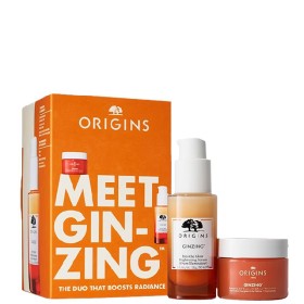 ORIGINS Meet Ginzing Πακέτο Ginzing Into the Glow Brightening Serum Ορός Προσώπου Για Λάμψη, 30ml & Energizing Gel Cream Κρέμα Προσώπου Για Λιπαρές Επιδερμίδες, 30ml