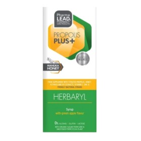 Pharmalead Propolis Plus+ Herbaryl Σιρόπι Ενηλίκων με Γεύση Μήλο 200ml