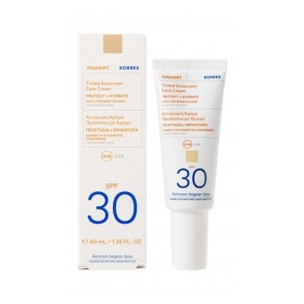 KORRES Yoghurt Sunscreen Face Αντηλιακή Κρέμα Προσώπου με Χρώμα SPF30, 40ml