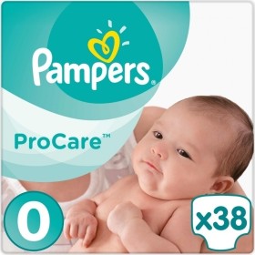 Pampers ProCare Premium Protection No0 (1-2.5kg), 38 Πάνες