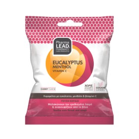 PharmaLead Καραμέλες Eucalyptus Menthol Vitamin C Γεύση Κεράσι 40gr