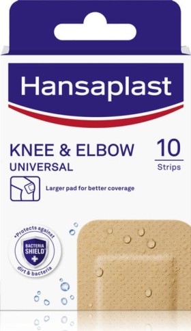 Hansaplast Knee & Elbow Επιθέματα για γόνατα και αγκώνες (elastic) - 10τεμ.