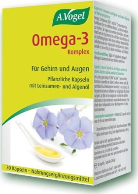 A.VOGEL Omega-3 Complex, Φυτική Πηγή Λιπαρών Οξέων Ω3 30 κάψουλες