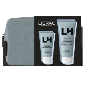 Lierac Homme  Πακέτο Anti-Fatigue Hydrate & Revitalize Gel 50ml & Shower Gel 200ml & Δώρο Νεσεσέρ