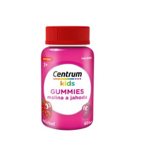 Centrum Kids Gummies Συμπλήρωμα Διατροφής για Παιδιά 3+ με Φράουλα & Βατόμουρο 60 Ζελεδάκια