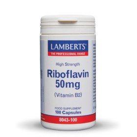 Lamberts Vitamin B2 Riboflavin 50mg 100 Κάψουλες 8043-100