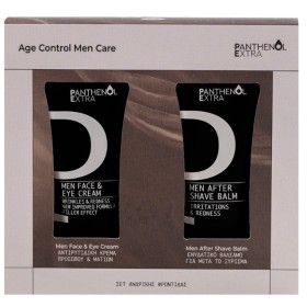 Panthenol Extra Age Control Men Care Πακέτο Face & Eye Cream 75ml & After Shave Balm 75ml