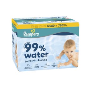 Pampers Μωρομάντηλα 99% Water Monthly Βοx (12x60τμχ) 720 Τμχ