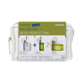 Korres Πακέτο Santorini Grape Velvet Skin 15ml & Cream 40ml & Yoghurt Serum 15ml