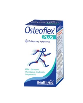 HEALTH AID Osteoflex Plus Γλυκοσαμίνη, Χονδροϊτίνη, MSM, Κολλαγόνο, 60 Ταμπλέτες