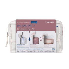 Korres Πακέτο Apothecary Wild Rose Serum 15ml & Face Cream 40ml & Yoghurt Serum 15ml