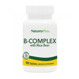 Natures Plus B-Complex Rice Bran 90 Ταμπλέτες