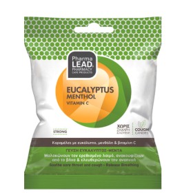 PharmaLead Καραμέλες Eucalyptus Menthol Vitamin C Γεύση Ευκάλυπτος-Μέντα 40gr