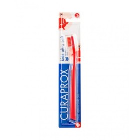Curaprox Ultra Soft Κόκκινη Παιδική Οδοντόβουρτσα για 4-12 χρονών 1Τμχ