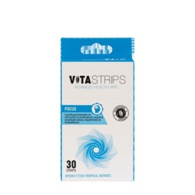 Vitastrips Focus Συμπλήρωμα Διατροφής για Καλή Μνήμη & Συγκέντρωση με Γεύση Τροπικών Φρούτων 30Τμχ