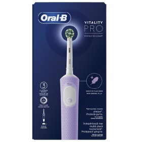 Oral-B Vitality Pro Protect X Clean Lilac Mist Ηλεκτρική Οδοντόβουρτσα Με Χρονοδιακόπτη & Αισθητήρα Πίεσης Για Προστασία Των Ούλων, 1τμχ