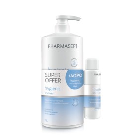 Pharmasept Hygienic Πακέτο Shower Cream 1L & Δώρο Hygienic Ultra Hydra Lotion 80ml
