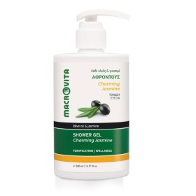 Macrovita Shower Gel Charming Jasmine Αφροντούς Με Λάδι Ελιάς & Γιασεμί, 500ml