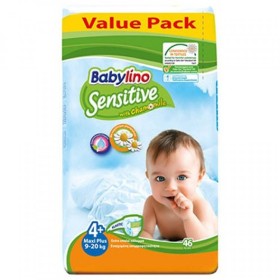 Babylino Sensitive Value Pack No4+ (9-20Kg) 46 πάνες