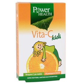 Power Health Vitamin-C Kids 30 Μασώμενα Δισκία