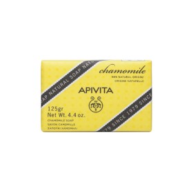 Apivita Natural Soap Chamomille Καταπραϋντικό Σαπούνι για Πρόσωπο & Σώμα με Χαμομήλι 125gr