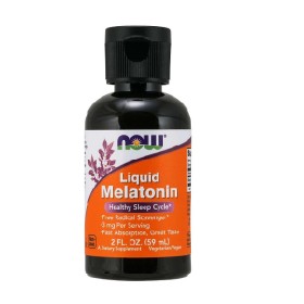 Now Foods Liquid Melatonin 3mg, Συμπλήρωμα Διατροφής Μελατονίνης Για Την Αντιμετώπιση Της Αϋπνίας & Τις Διαταραχές Του Ύπνου, 59ml