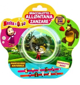 Brand Italia Citronella Mosquito Away Kids Masha Bear Green 1τμχ