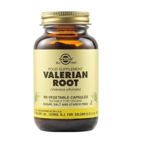 Solgar Valerian Root Συμπλήρωμα Διατροφής Με Βαλεριάνα, 100 Κάψουλες
